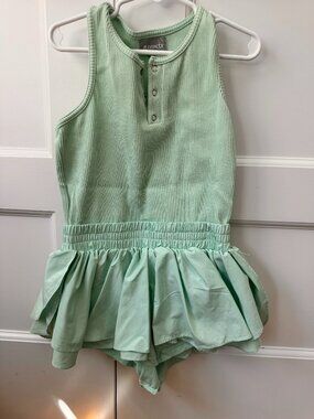 Tractr Dance Combo mint green romper size 8